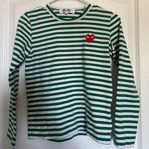 Comme Des Garçons green shirt